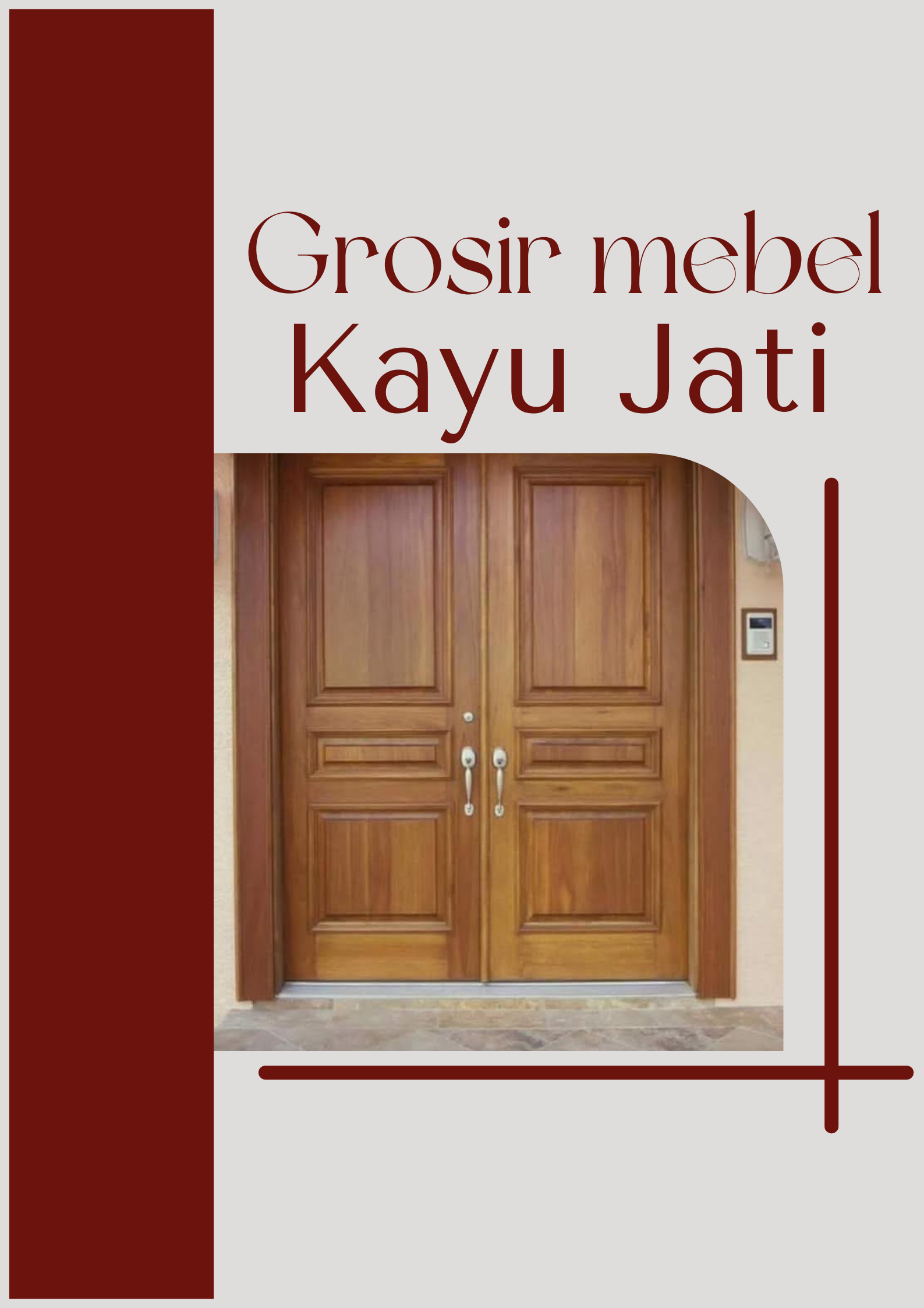 Grosir Mebel Kayu Jati